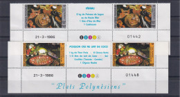 Polynésie N°261/262 - Paire Avec Intervalle - Neuf ** Sans Charnière - TB - Unused Stamps