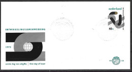 PAYS-BAS. N°989 De 1973 Sur Enveloppe 1er Jour. Développement. - FDC