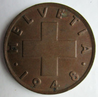 - 2 Rappen Jahrgang 1948 Münze Aus Der Schweiz +++ - Autres & Non Classés