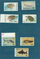 Thaïlande Thailand Animal Fish Turtle  7 Seven New Stamp - Tailandia