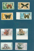 Thaïlande Thailand Animal Butterfly And Mushroom   8 Eigth New Stamp - Thaïlande