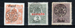 1919 - Romanian Occupation In Hungary  Mi No  19 II/21 II - Besetzungen