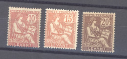 Levant  :  Yv   14-16  * - Unused Stamps