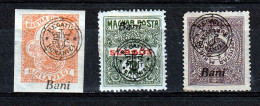 1919 - Romanian Occupation In Hungary  Mi No  19 II/21 II - Ocupaciones