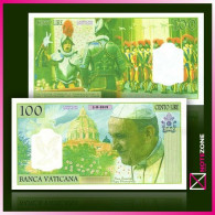 Frank Medina 100 Lire Pope Francis Vatican Paper Fantasy Private - Vaticaanstad