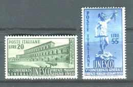 REPUBBLICA 1950 UNESCO ** MNH - 1946-60: Mint/hinged