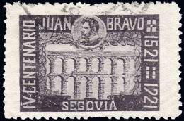 Segovia - Viñetas - O S/Cat. - 1921 "IV Centenario Juan Bravo 1521-1921" - Usados