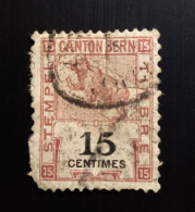 Suisse 1920-1929 Canton De Berne – Timbre Fiscal –  Surchargé – 15C Used - Fiscali