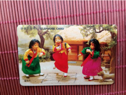 Korea Phonecard Used Rare - Corée Du Sud