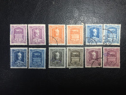 1956 - Marche Imposta Entrata (Industria E Commercio) - Serie Completa Usata (Stampa Rotocalco - Filigrana Stelle) - Revenue Stamps