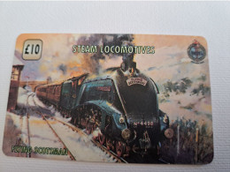 GREAT BRITAIN  /UNITEL /STEAM LOCOMOTIVES / FLYING SCOTSMAN    /  10 POUND  PREPAID      ** 15210** - Altri & Non Classificati