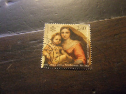 VATICANO 2012 MADONNA DI FOLIGNO 2,40 € USATO Da BF - Used Stamps