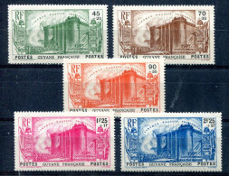 Guyane        152/156 * - Unused Stamps