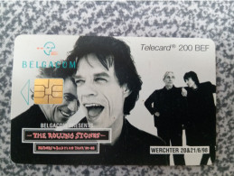 The Rolling Stones Phoneacrd  Rock Werchter Outdoor Festival 1998 - Plakate & Poster
