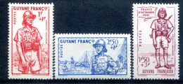Guyane        169/171* - Unused Stamps
