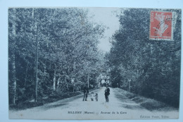 Cpa Sillery Marne Avenue De La Gare 1911 - NOU26 - Sillery