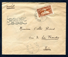 RC 25738 GRAND LIBAN 1933 BIKFAYA + PASSEZ L'ETE AU LIBAN SUR LETTRE POUR LA FRANCE TB - Brieven En Documenten