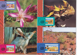 AUSTRALIE  : Carte-maximum : Paysages Australiens Oblitération 04 06 2002 - Maximum Cards