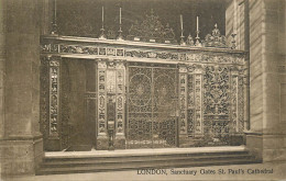 UK England London St. Paul's Cathedral Sanctuary Gates - St. Paul's Cathedral