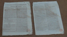 Journal Des Maires Du 23 Juin 1818.(écoles Militaires-ponts Des Arts-bains De Mer à Dieppe). - 1800 - 1849