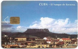 Cuba - Etecsa (Chip) - El Yunque De Baracoa, 11.1999, 10$, 20.000ex, Used - Cuba