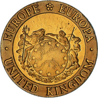 Royaume-Uni, 1/10 Ecu Europa, 1992, Tower Mint, BU, SPL+, Bronze - Otros