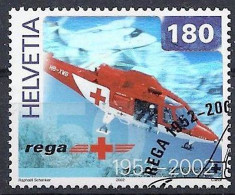 Schweiz Suisse 2002: 50 Jahre REGA Zu 1040 Mi 1784 Yv 1709 Hologramm Mit REGA-o ZÜRICH 12.3.2002 (Zumstein CHF 4.50) - Hologramme