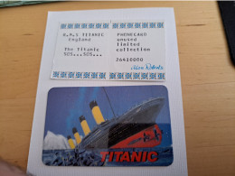 GREAT BRITAIN /20 UNITS / TITANIC/ SHIPWRECK  SOS   / DATE: 07/98  /    PREPAID CARD / LIMITED EDITION/ MINT  **15229** - [10] Sammlungen