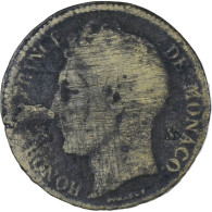 Monaco, Honore V, 5 Centimes, Monaco, Faux D'époque, B+, Cuivre, Gadoury:MC103 - 1819-1922 Honoré V, Charles III, Albert I