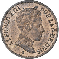 Espagne, Alfonso XIII, Centimo, 1906, Madrid, SLV, SPL, Cuivre, KM:726 - Premières Frappes