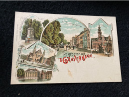 A74 ‘s Gravenhage Groeten Uit 5 Luik LITHO - Den Haag ('s-Gravenhage)