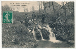 CPA - GLUX (Yonne) - La Source De L'Yonne, Cascade Des Lamberts - Other & Unclassified