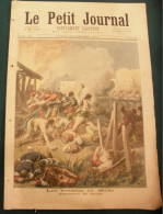 Magazine " LE PETIT JOURNAL " - TROUBLES EN SICILE - INCENDIE A L'OPERA - SUPPLEMENT ILLUSTRE N° 166 Du 22 Janvier 1894 - 1850 - 1899