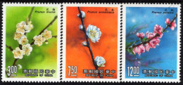 Taiwan - 1988 - Flowers - Plum Blossoms - Mint Stamp Set - Ungebraucht