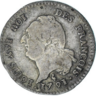 France, Louis XVI, 15 Sols François, 1791 / AN 3, Paris, TB, Argent - Sonstige & Ohne Zuordnung