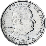 Monaco, Rainier III, Franc, 1968, SUP, Nickel, Gadoury:MC 150, KM:140 - 1960-2001 New Francs