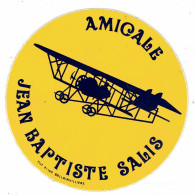 Autocollant Aéronautique Amicale Jean-Baptiste Salis - Aviazione