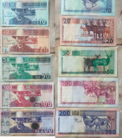 Namibia - Set 5 Banknotes 10 20 50 100 200 Dollars 2003 - 2009 AUNC / UNC Lemberg-Zp - Namibia