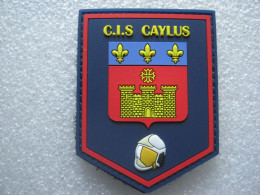 COLLECTION DES SAPEURS POMPIERS (EN PVC)  C.I.S DE CAYLUS SUR SCRATCH - Pompieri