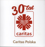 POLAND 2021 SPECIAL LIMITED EDITION PHILATELIC FOLDER: 30 YEARS CHURCH CHARITY HOME & ABROAD AID & EMERGENCY RELIEF - Brieven En Documenten
