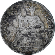 Monnaie, Indochine Française, 10 Cents, 1910, Paris, TB, Argent, KM:9 - Sonstige & Ohne Zuordnung