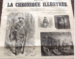 1869 Journal LA CHRONIQUE ILLUSTRÉE - VOYAGE A TRAVERS L'AMÉRIQUE DU SUD Par Paul MARCOY - PALAIS DE JUSTICE DE PARIS - 1850 - 1899
