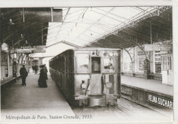 METRO De PARIS  Station Grenelle 1933  ( CPM ) - Métro