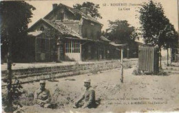 ROSIERES.La Gare - Rosieres En Santerre