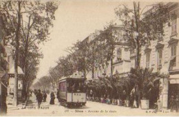 NICE.Avenue De La Gare ( Tramway ) - Stadsverkeer - Auto, Bus En Tram
