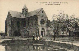 LE MESNIL SAINT DENIS.Abbaye De Notre Dame De La Roche , Portail De La Chapelle - Le Mesnil Saint Denis