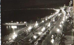 NICE.La Promenade Des Anglais  , La Nuit - Nizza By Night