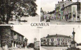 GOUVIEUX. ( 4 Vues ) Rue De La Mairie , Maison De Repos Du Moulin à Vent , Croix De Chaumont - Gouvieux