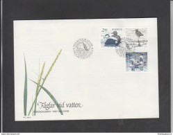 SWEDEN, FDC - BIRDS-SONGBIRDS  (010) - Canards