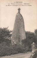 29 Tregunc Le Menhir De Kerangallon Ou La Pierre De La Fidélité CPA - Trégunc